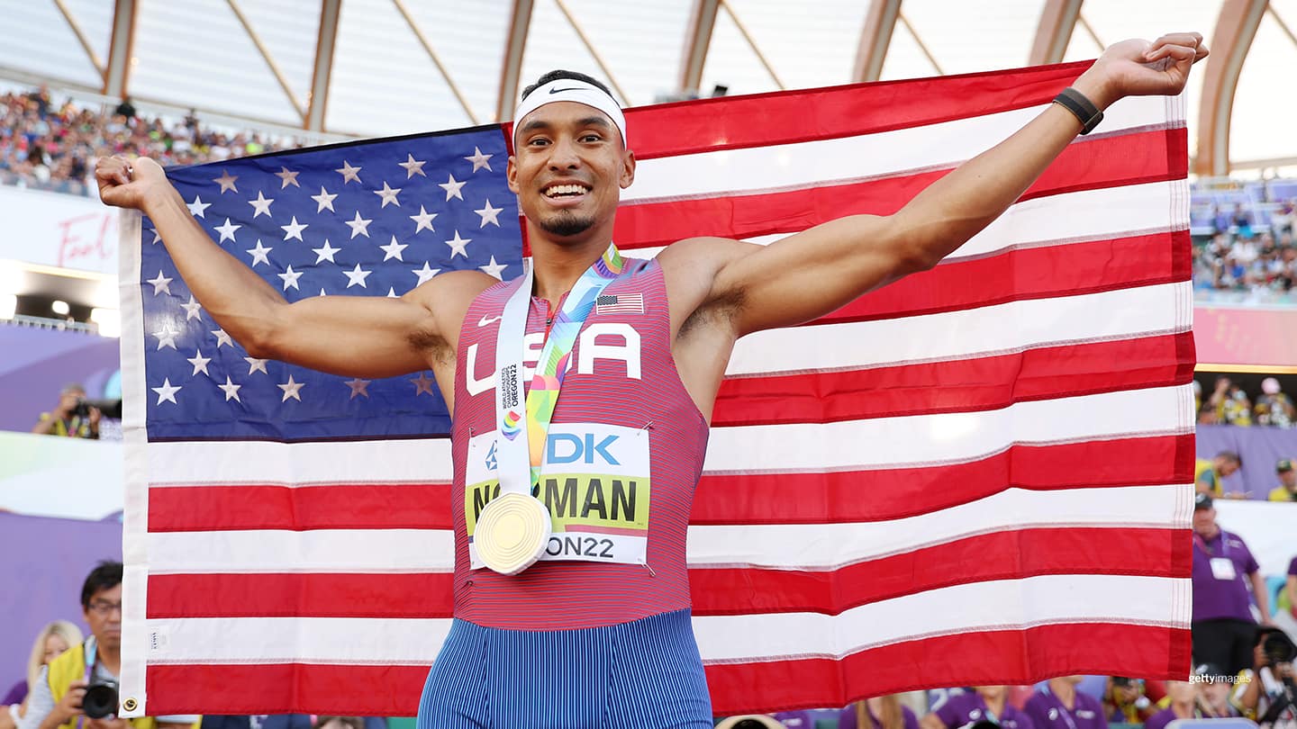 Team USA Michael Norman Is Getting Used To Running Only A Quarter Of